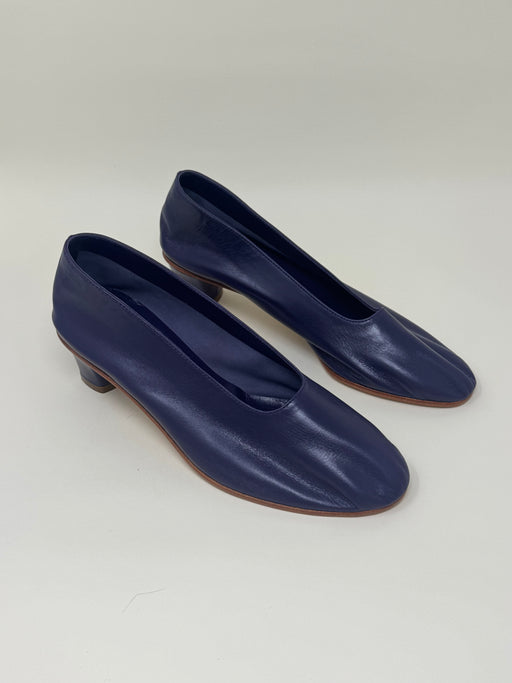 Martiniano High Glove, Eggplant | Tangerine NYC