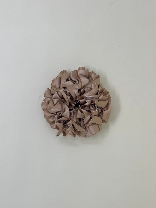Carnation Scrunchie, Latte | Tangerine NYC