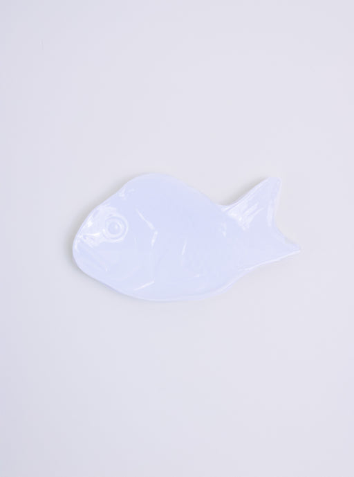 Ceramic Fish Soap Dish in White | Tangerine NYC