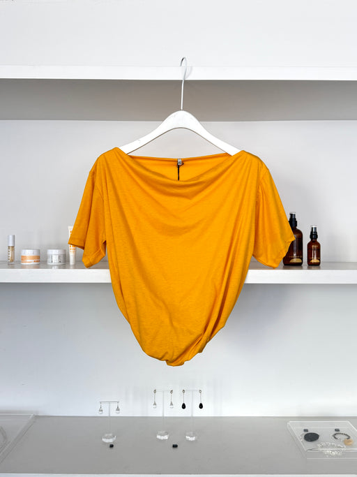 Baserange Turn Tee, Boat Yellow | Tangerine NYC