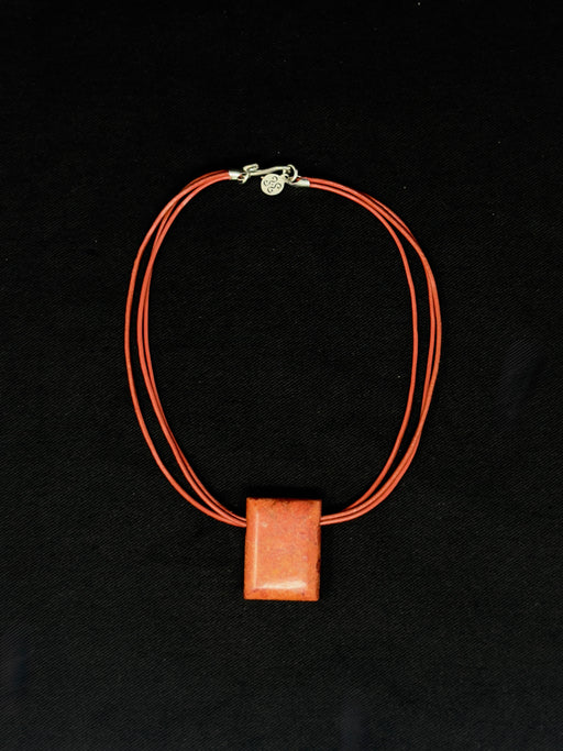Sapir Bachar Multi Scarlet Coral Choker | Tangerine NYC