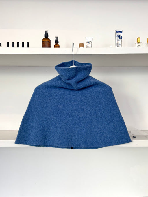 Cecilie Telle High Neck Poncho, Jeans | Tangerine NYC