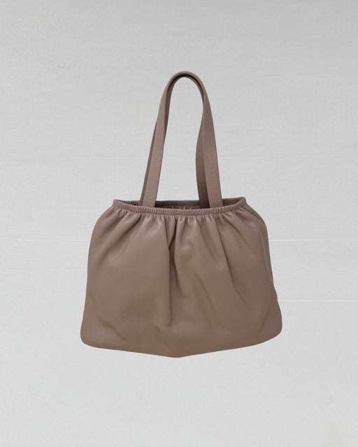Aeta Elastic Tote Bag Mini, Beige | Tangerine NYC