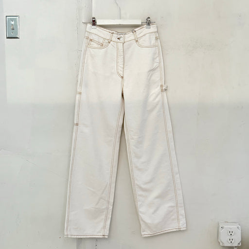 Saks Potts Salma Jeans in White | Tangerine NYC