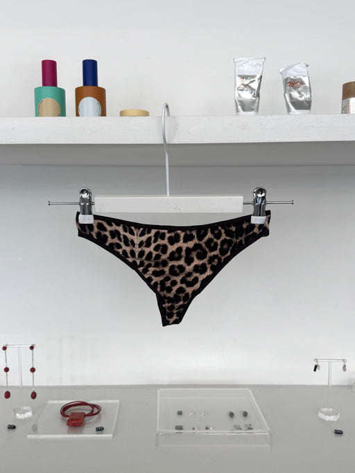 Baserange Enna Thong, Leopard | Tangerine NYC
