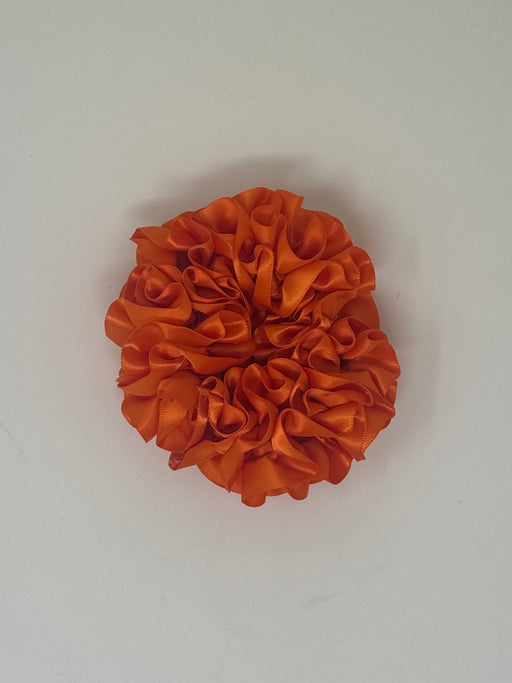 Maryam Nassir Zadeh Carnation Scrunchie, Russet Orange | Tangerine NYC
