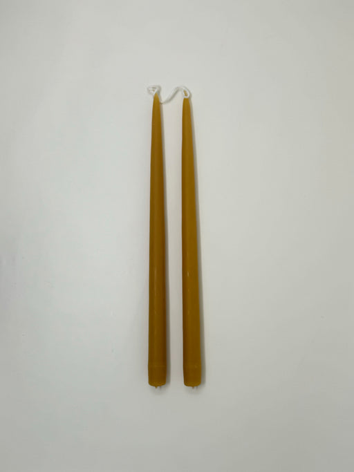 Danica Hand Dipped Taper Candles 13", Beeswax | Tangerine NYC