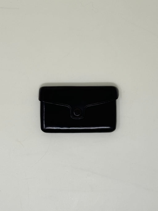 Il Bussetto Card Holder with Magnetic Closure, Dark Brown | Tangerine NYC