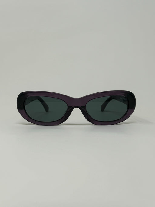 Sun Buddies Miuccia Sunglasses in Deep Purple | Tangerine NYC