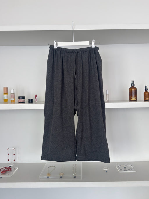 Amomento Jersey Banding Pants, Charcoal | Tangerine NYC