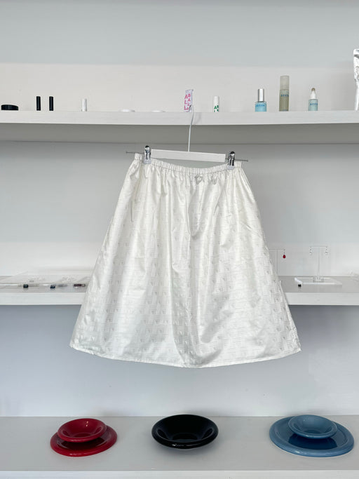 Super Yaya Noucki Judo Skirt, Chantilly White | Tangerine NYC 