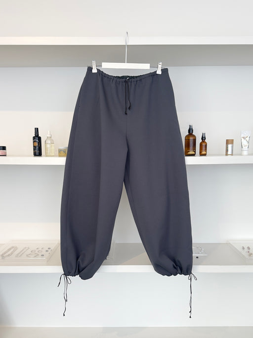 Bonded Jersey Trousers, Ardoise |  Tangerine NYC