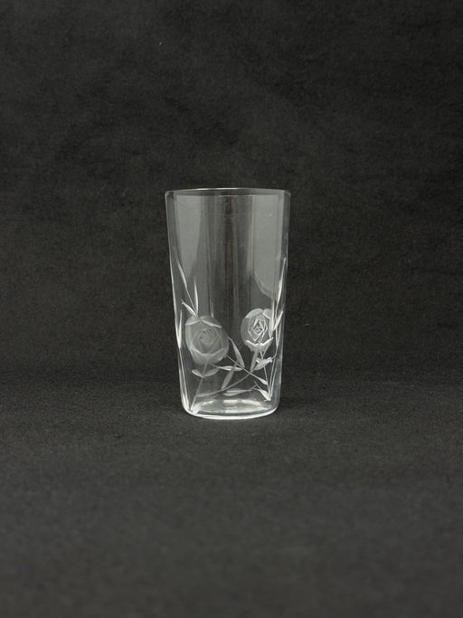 Etched Flower Cocktail Glass | Tangerine NYC