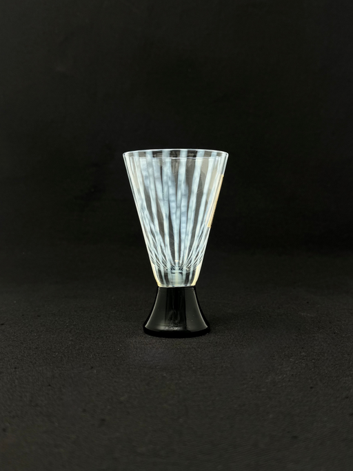 Fluted Stripe Stem Glass | Tangerine NYC