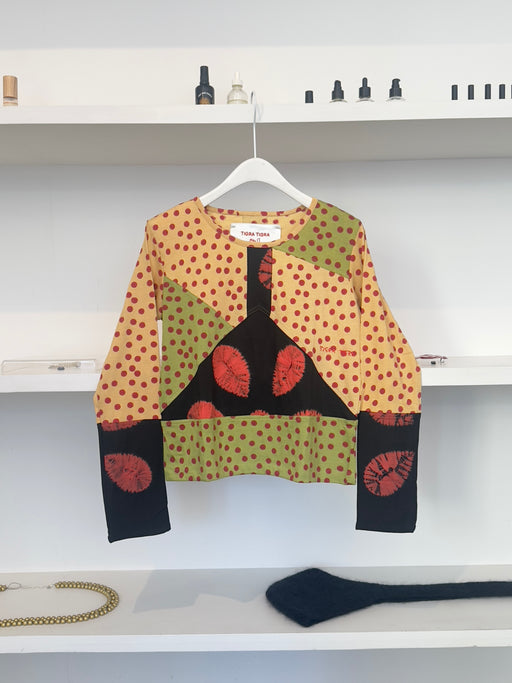 Patchwork Tigra T-Shirt | Tangerine NYC