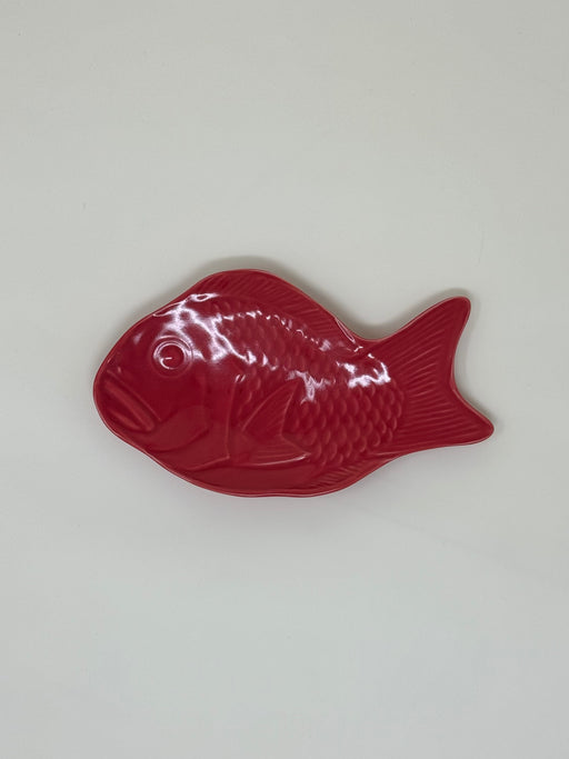 Ceramic Fish Soap Dish in Red | Tangerine NYC