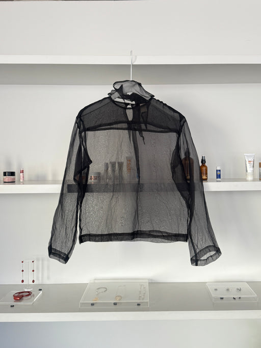 Compass Blouse, Custom Black | Tangerine NYC