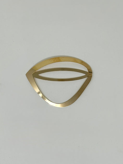 Barbara Gold Plated Clip | Tangerine NYC