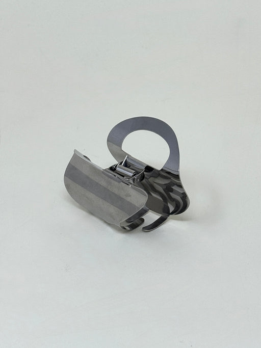 Sana Silver-Tone Claw Clip | Tangerine NYC