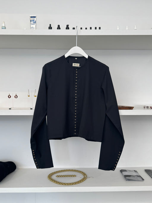 ZN ALI Kim Shirt, Black | Tangerine NYC