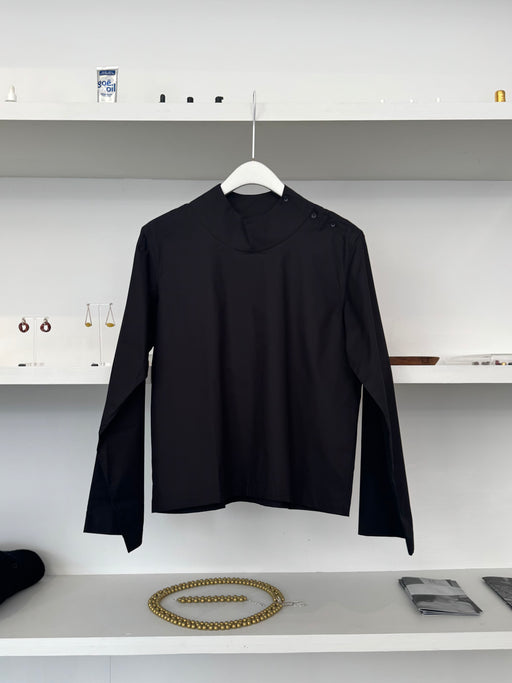 ZN ALI Omar Shirt, Black | Tangerine NYC