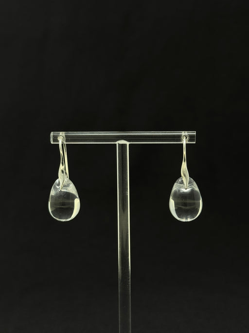 Gota Midi Earrings, Clear | Tangerine NYC