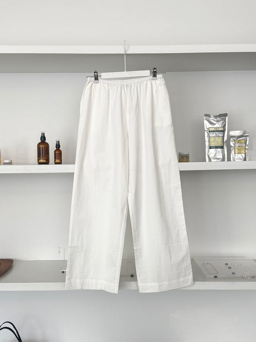  Ease Trouser, White | Tangerine NYC