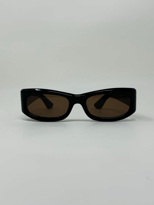 Port Tanger Saudade Sunglasses, Black Acetate | Tangerine NYC