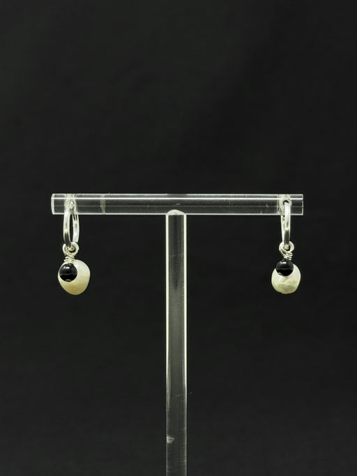Santangelo Baba Earring, Black Agate | Tangerine NYC