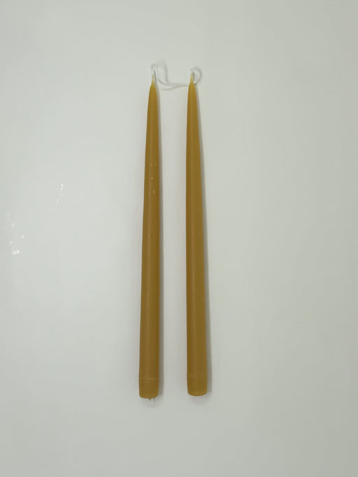 Danica Hand Dipped Taper Candles 13", Beeswax | Tangerine NYC