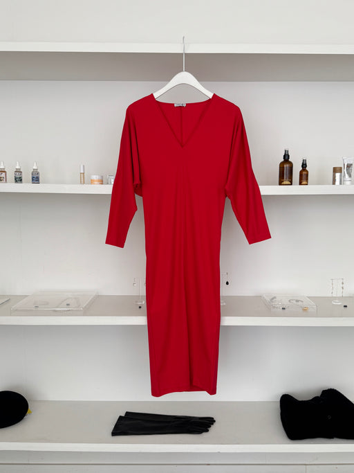 Lamia Lagha Salma Dress, Red | Tangerine NYC