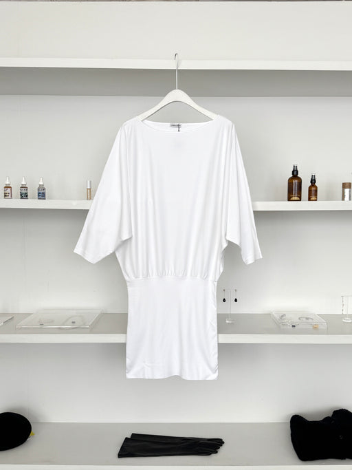 Lamia Lagha Helena Dress, White | Tangerine NYC