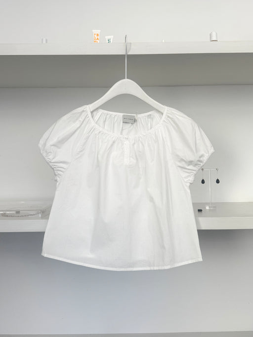 Deiji Studios Poplin T Shirt, White | Tangerine NYC