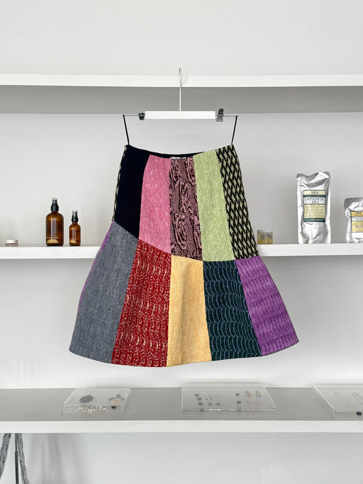 Super Yaya Maman Midi Skirt, Multi | Tangerine NYC