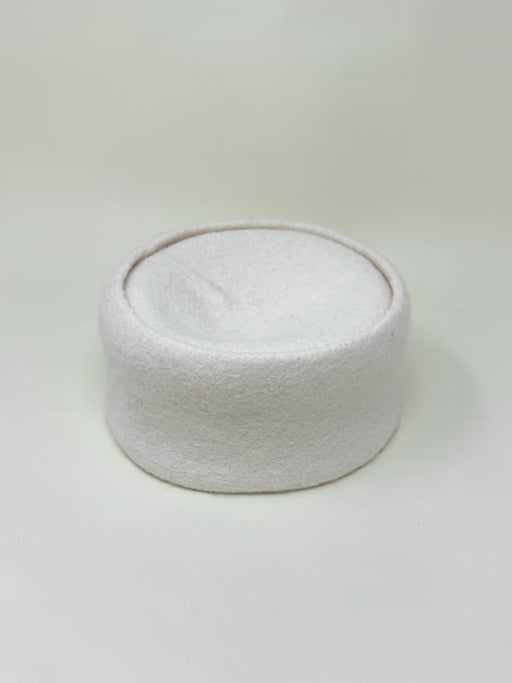 Boiled Wool Hat, Cream| Tangerine NYC