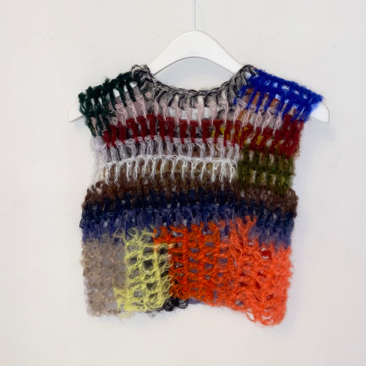 Edna Sweater Vest, Multi — TANGERINE